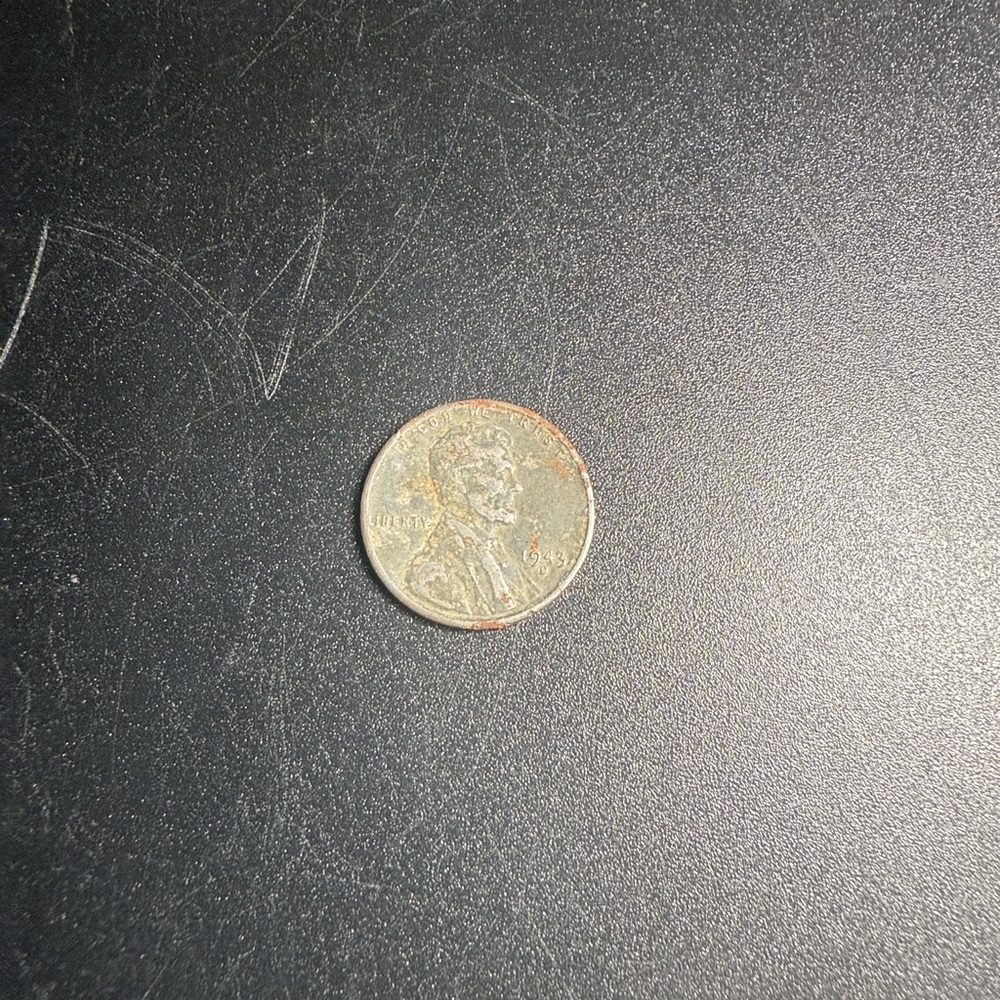 1943 Steel wheat penny
